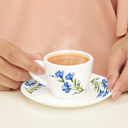 Larah Marina Blue Cup n Saucer Set