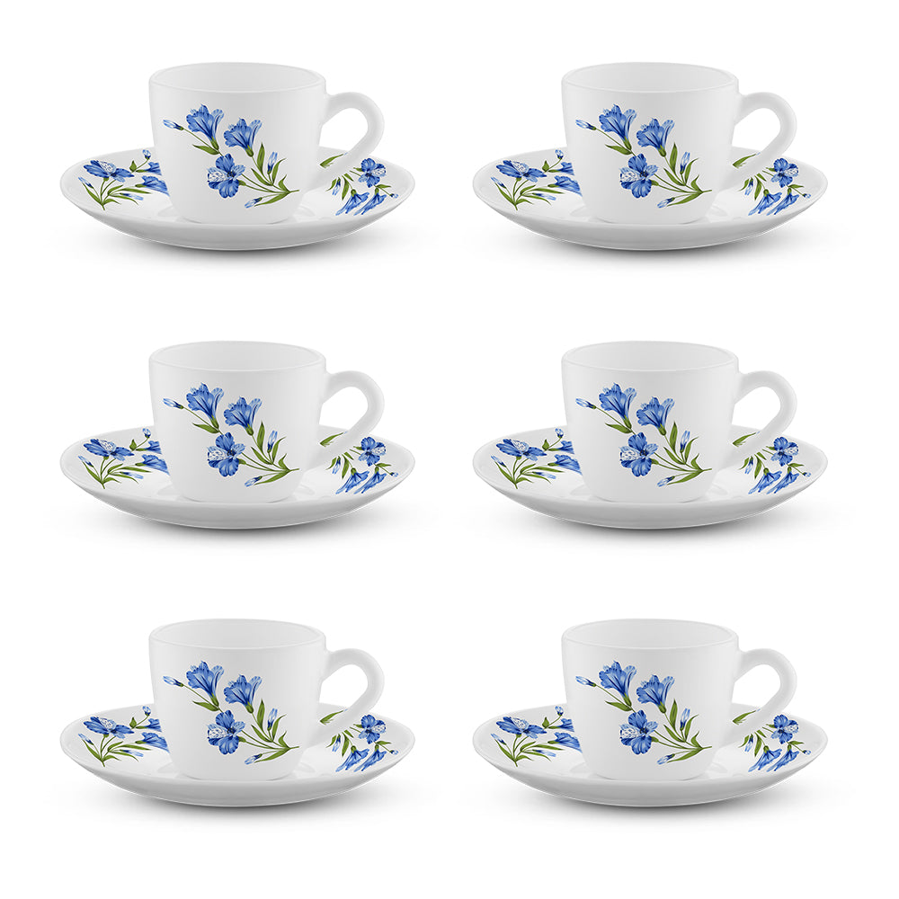 Larah Marina Blue Cup n Saucer Set