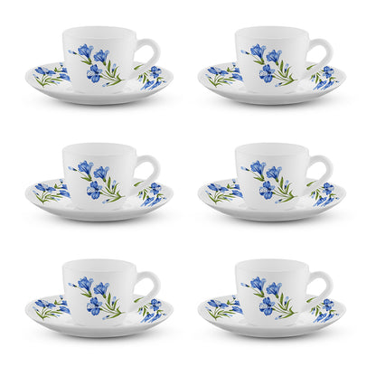 Larah Marina Blue Cup n Saucer Set
