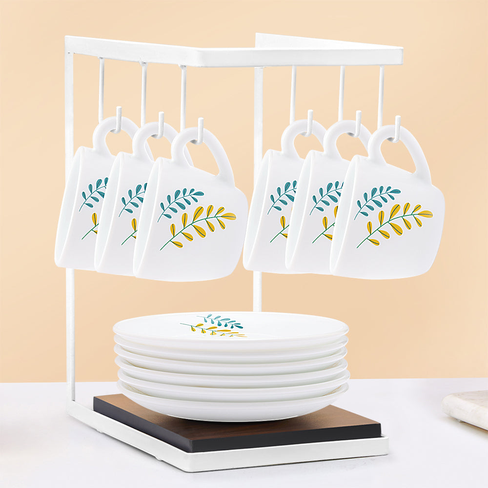 Larah by Borosil Niva Cup n Saucer Set 90 ml x 12