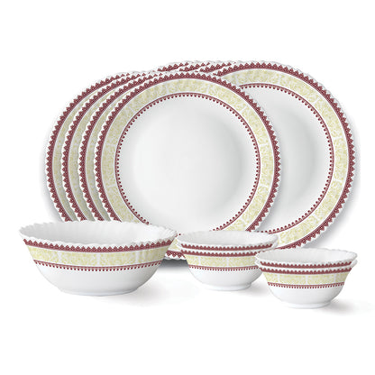 Larah by Borosil Elega Dinner Set 12 pc