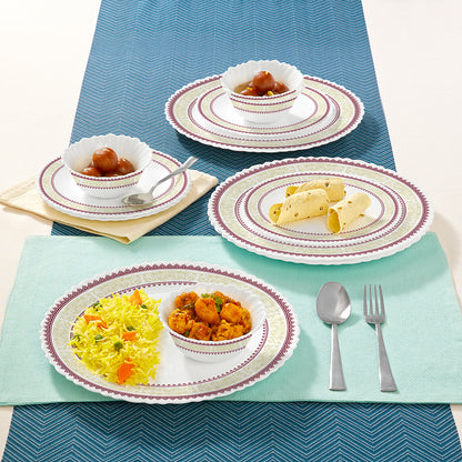 Larah by Borosil Elega Dinner Set 12 pc