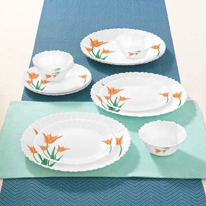 Larah by Borosil Firefly Dinner Set 12 pc Set: Serves 4