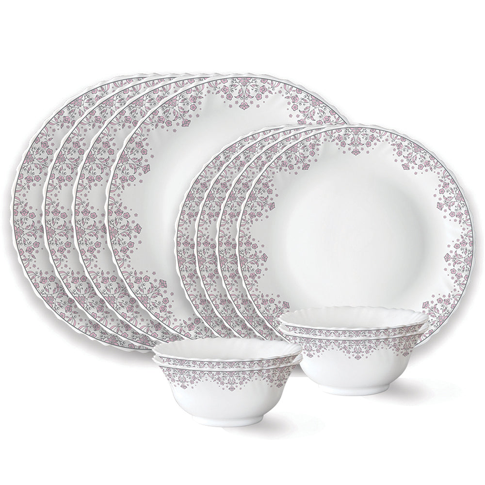 Larah by Borosil Lark Dinner Set, 12 pc