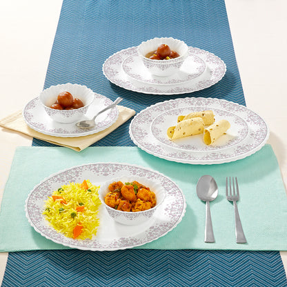 Larah by Borosil Lark Dinner Set 12 pc Set: Serves 4