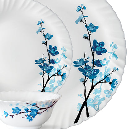 Larah by Borosil Mimosa Dinner Set 12 pc Set: Serves 4