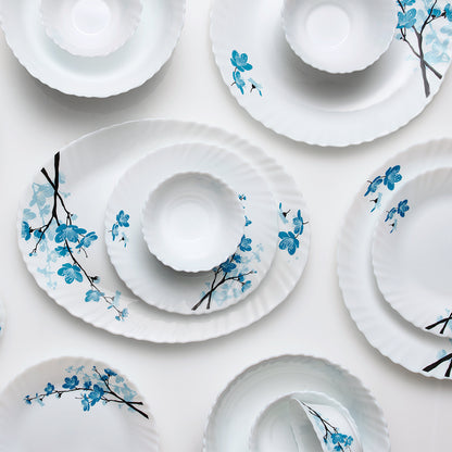 Larah by Borosil Mimosa Dinner Set 12 pc Set: Serves 4