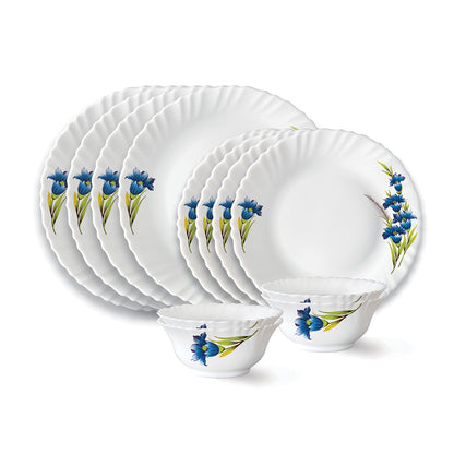 Larah by Borosil Nina Dinner Set 12 pc Set: Serves 4