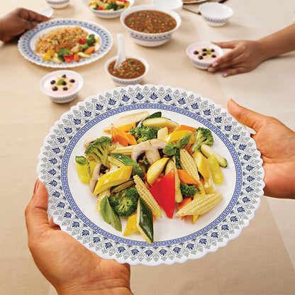 Larah by Borosil Ocean Dinner Set 12 pc Set: Serves 4