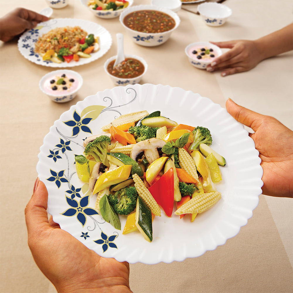Larah by Borosil Viva Dinner Set 12 pc Set: Serves 4