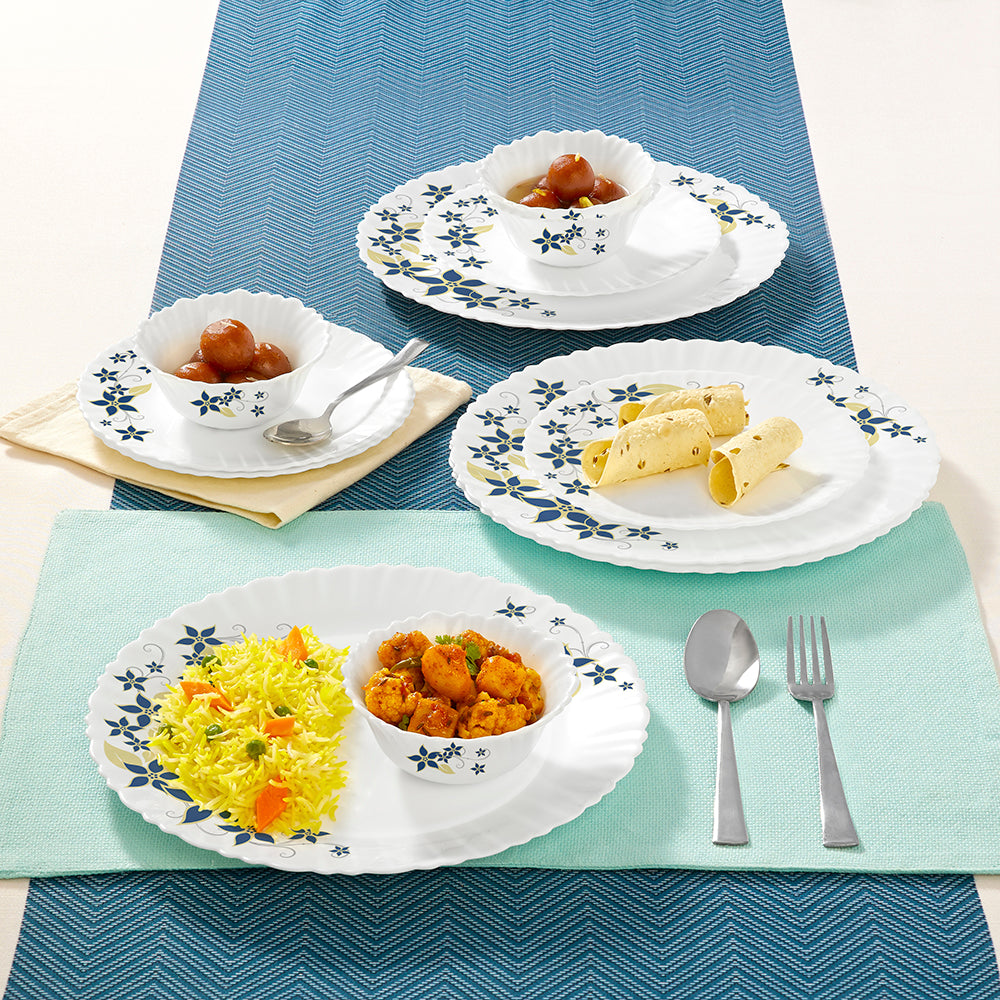 Larah by Borosil Viva Dinner Set 12 pc Set: Serves 4