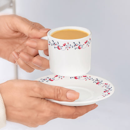 Larah By Borosil Pentas Mug n Saucer Set