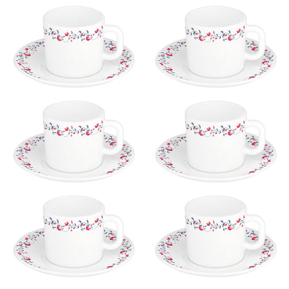 Larah By Borosil Pentas Mug n Saucer Set