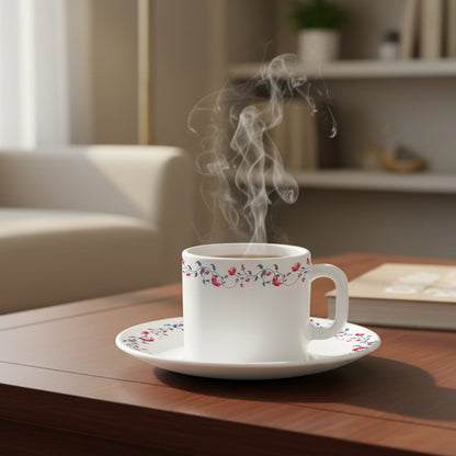 Larah By Borosil Pentas Mug n Saucer Set