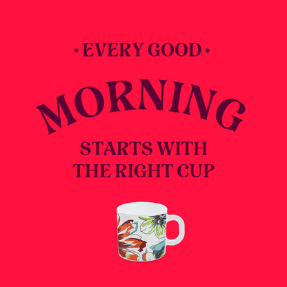 Larah by Borosil Bali Mug Set 180 ml x 12