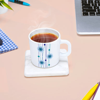 Larah by Borosil Bluebell Mug Set 180 ml x 12