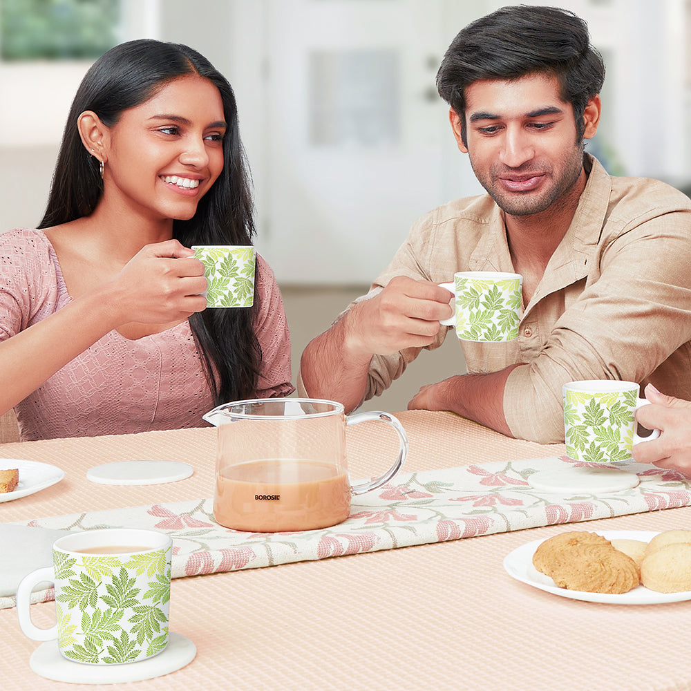 Larah by Borosil Maria Mug Set 180 ml x 12