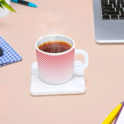 Larah by Borosil Ruby Pixel Mug Set 180 ml x 12