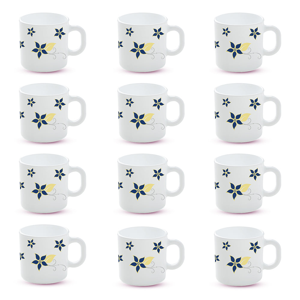 Larah by Borosil Viva Mug Set 180 ml x 12