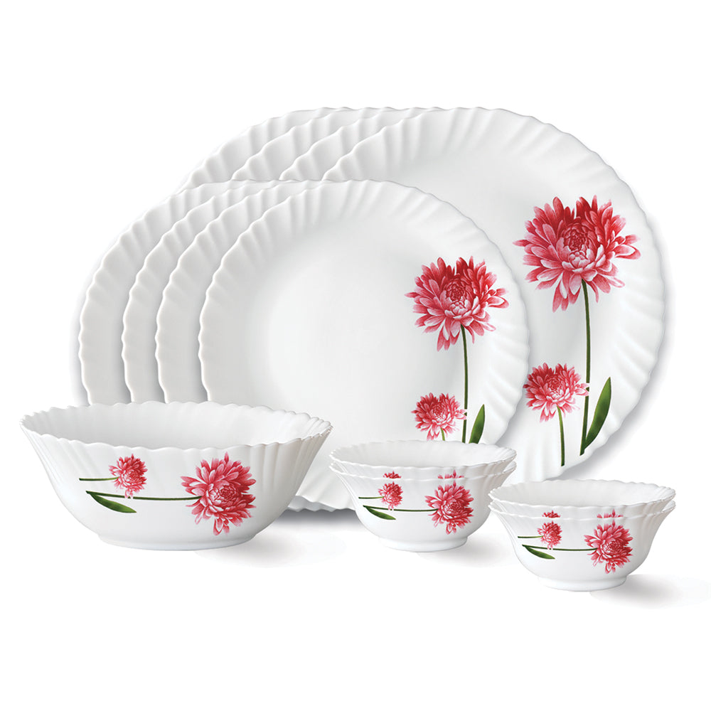 Larah by Borosil Belle Dinner Set, 13 pc