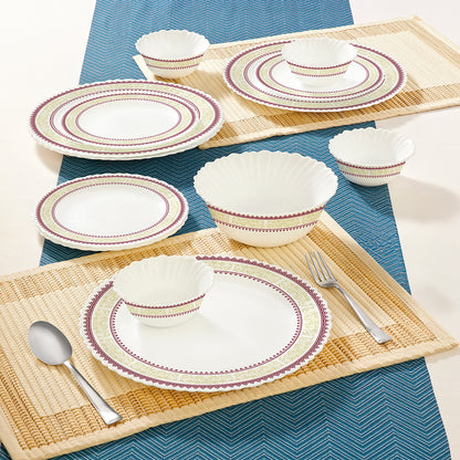 Larah by Borosil Elega Dinner Set 13 pc