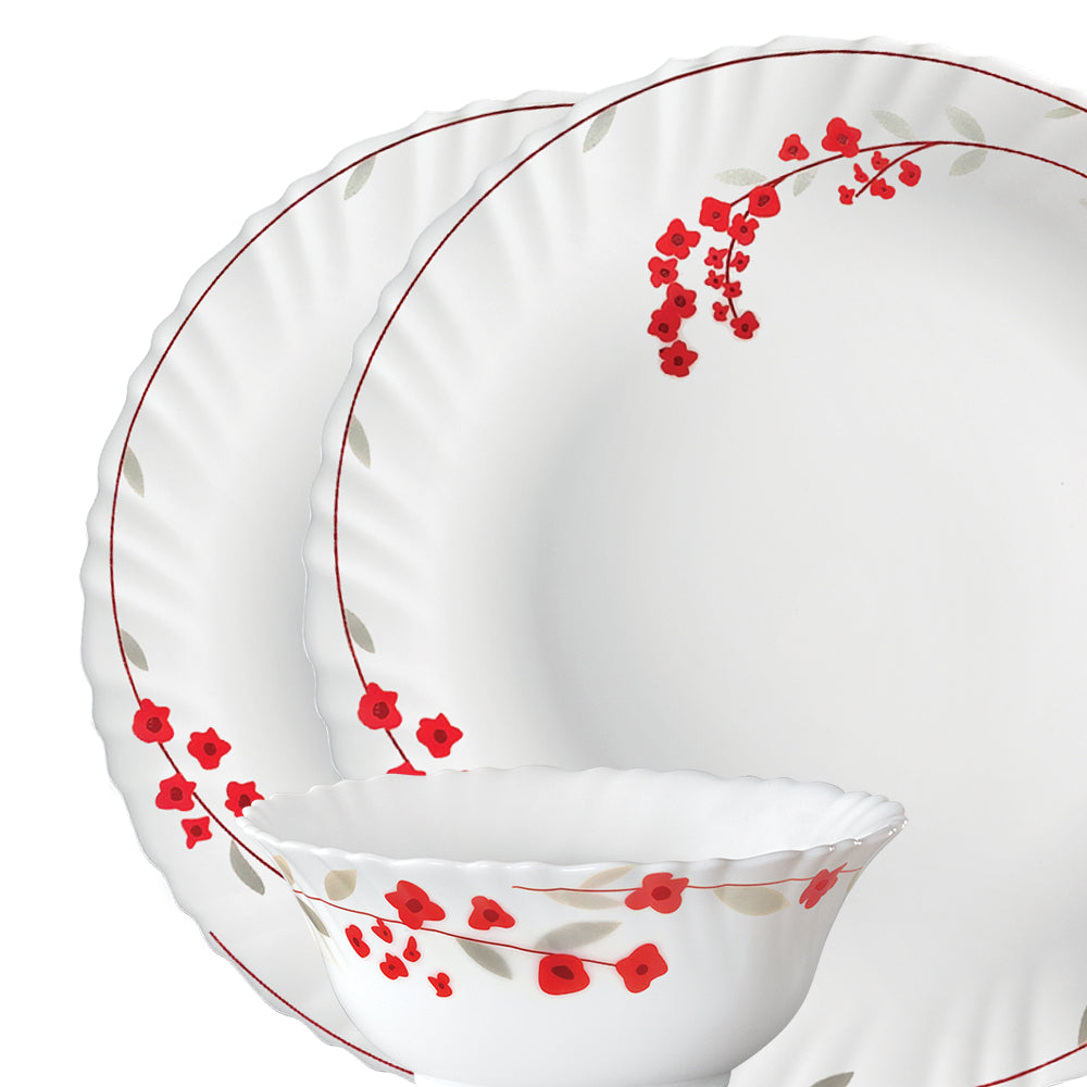 Larah by Borosil Verona Dinner Set 13 pc Set: Serves 4 (Option 2)