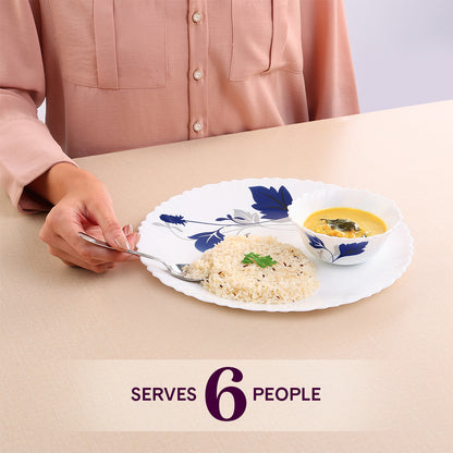 Larah by Borosil Ageria Dinner Set 19 pcs