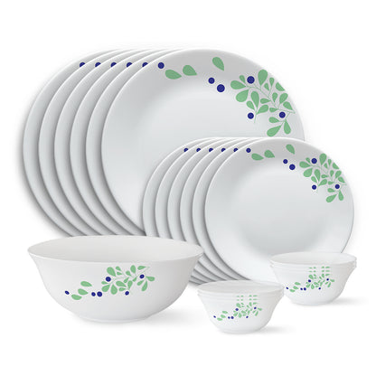 Larah Foliage Dinner Set, 19 pc