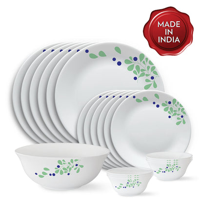 Larah Foliage Dinner Set, 19 pc