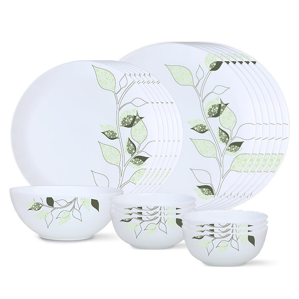 Larah by Borosil, Inca Dinner Set 19 pc Set: Serves 6