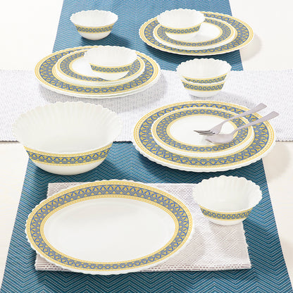 Larah by Borosil Regal Dinner Set 19 pc Set: Serves 6