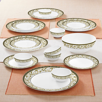Larah by Borosil Royale Dinner Set 19 pc Set: Serves 6