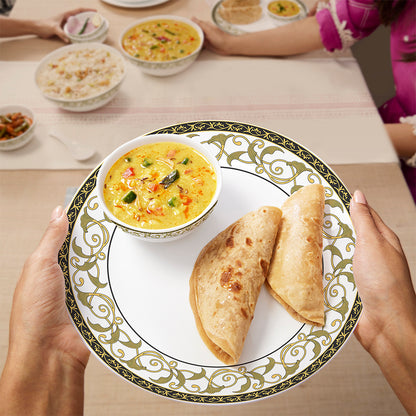 Larah by Borosil Royale Dinner Set 19 pc Set: Serves 6