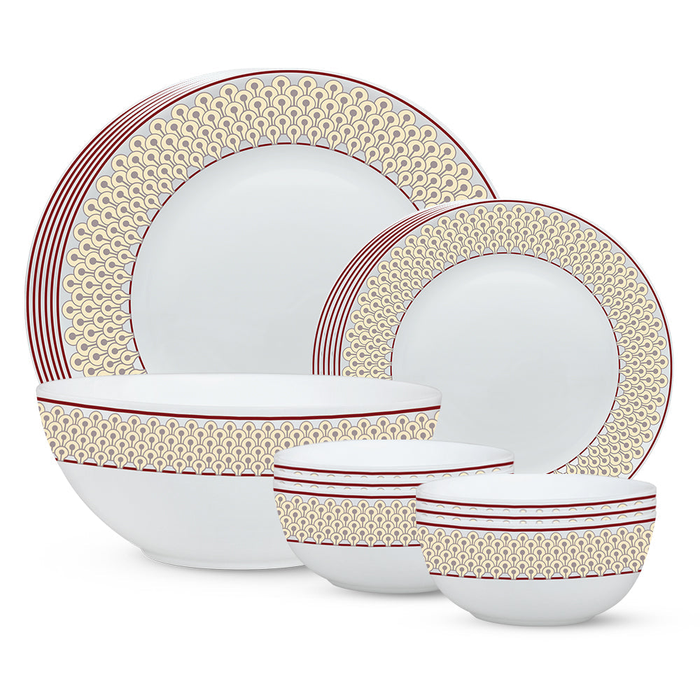 Larah by Borosil, Splenda Dinner Set, 19 pc