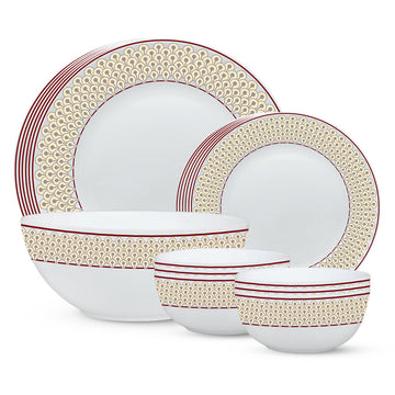 Larah by Borosil, Splenda Dinner Set, 19 pc
