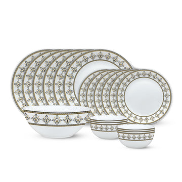 Larah by Borosil Syrah Dinner Set, 19 pc