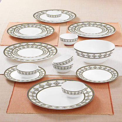 Larah by Borosil Syrah Dinner Set 19 pc Set: Serves 6