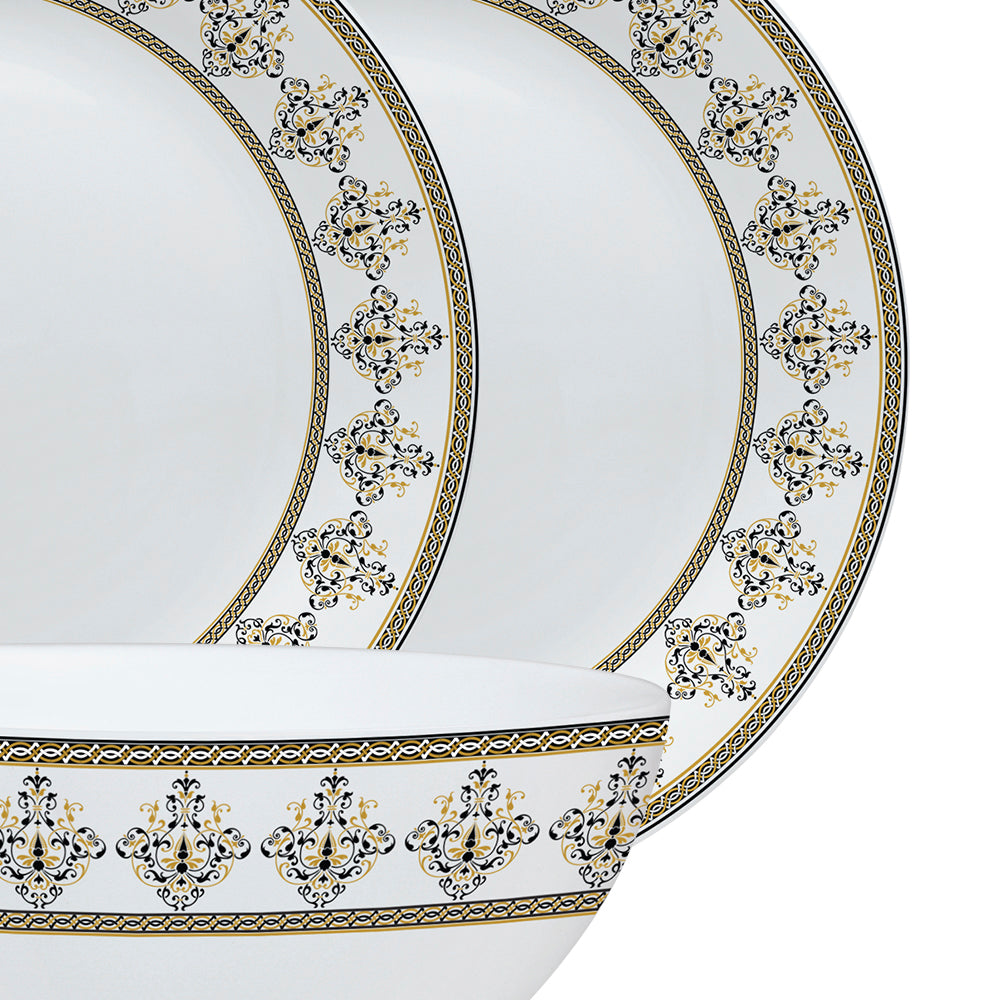 Larah by Borosil Syrah Dinner Set 19 pc Set: Serves 6