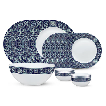 Larah by Borosil, Taj Dinner Set 19 pc Set: Serves 6