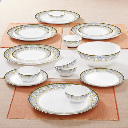 Larah by Borosil Vatika Dinner Set 19 pc Set: Serves 6