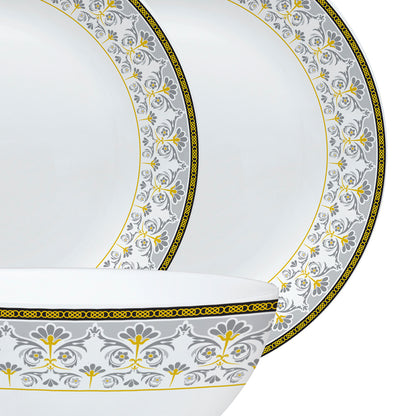 Larah by Borosil Vatika Dinner Set 19 pc Set: Serves 6