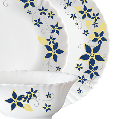 Larah by Borosil Viva Dinner Set 19 pc Set: Serves 6