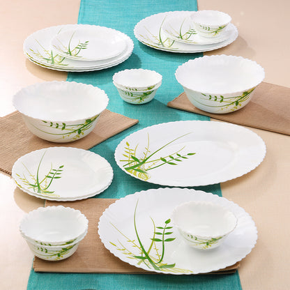 Larah Green Herbs Dinner Set