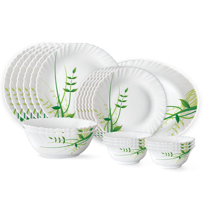 Larah Green Herbs Dinner Set