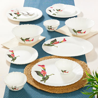 Larah by Borosil Stargazer Dinner Set 21 pc Set: Serves 6