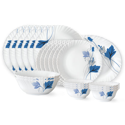 Larah by Borosil Ageria Dinner Set 21 pcs Set: Serves 6 (Option 1)