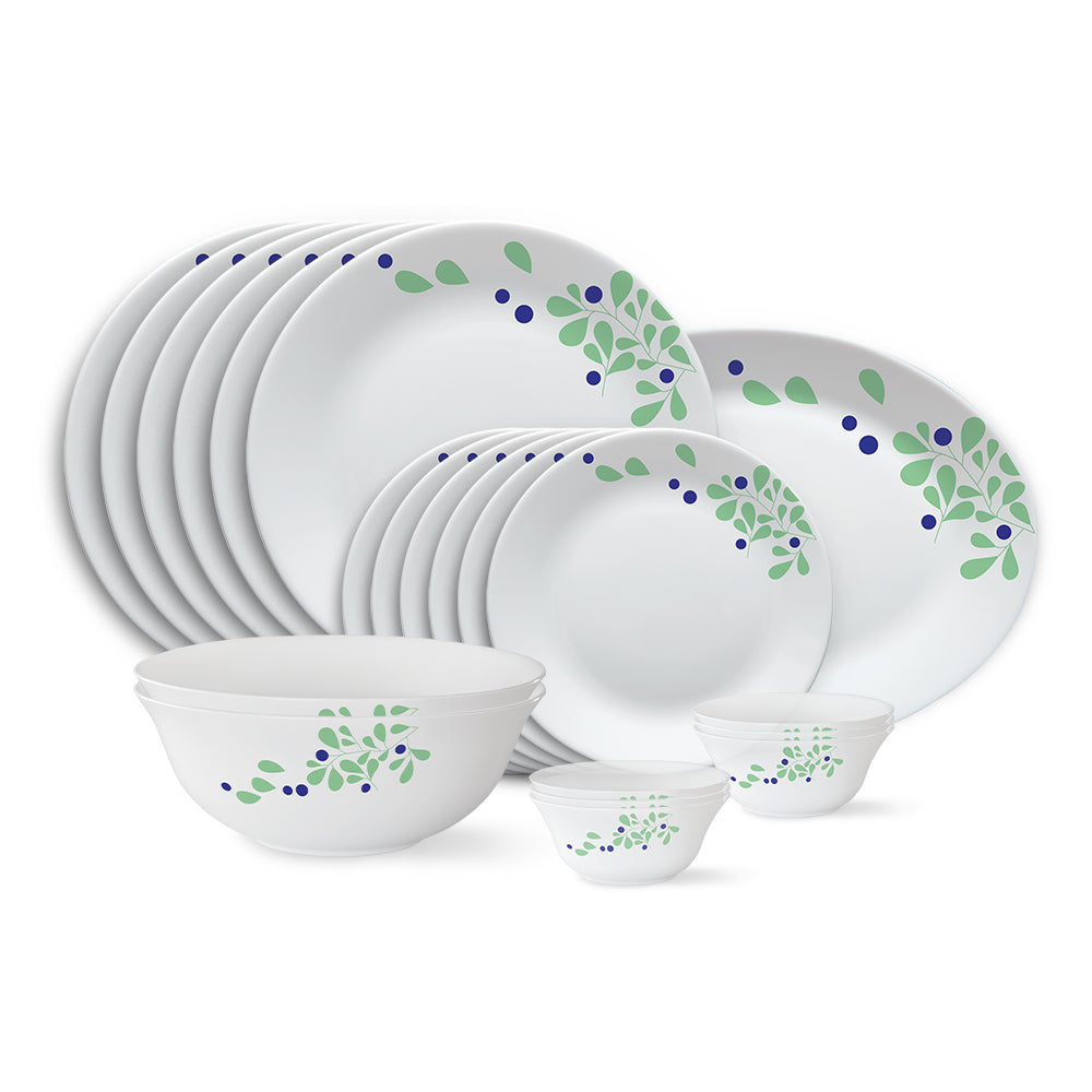 Larah by Borosil Foliage Dinner Set, 21 pc