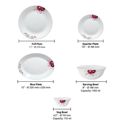 Larah Paradise Dinner Set