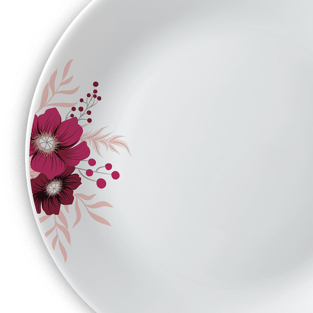 Larah by Borosil Paradise Dinner Set, 21 pc