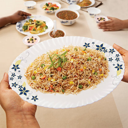 Larah by Borosil Viva Dinner Set 21 pc Set: Serves 6